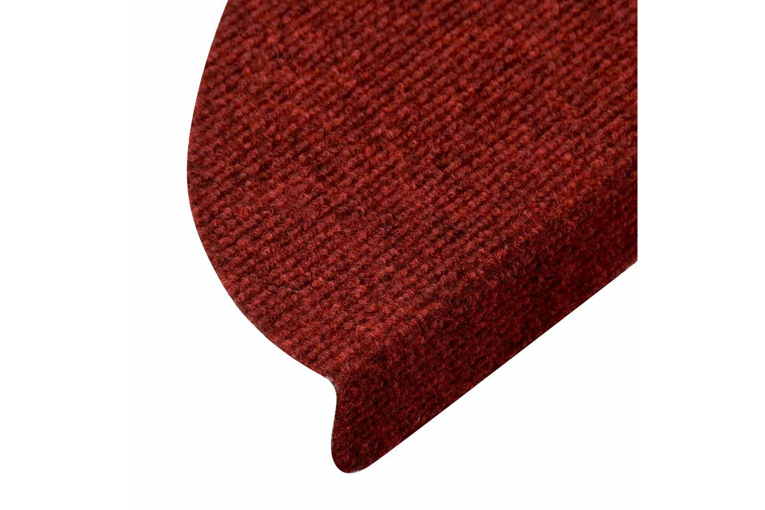 vidaXL 136392 Stair Mats Self-adhesive 15 Pcs 56x17x3cm Red-6