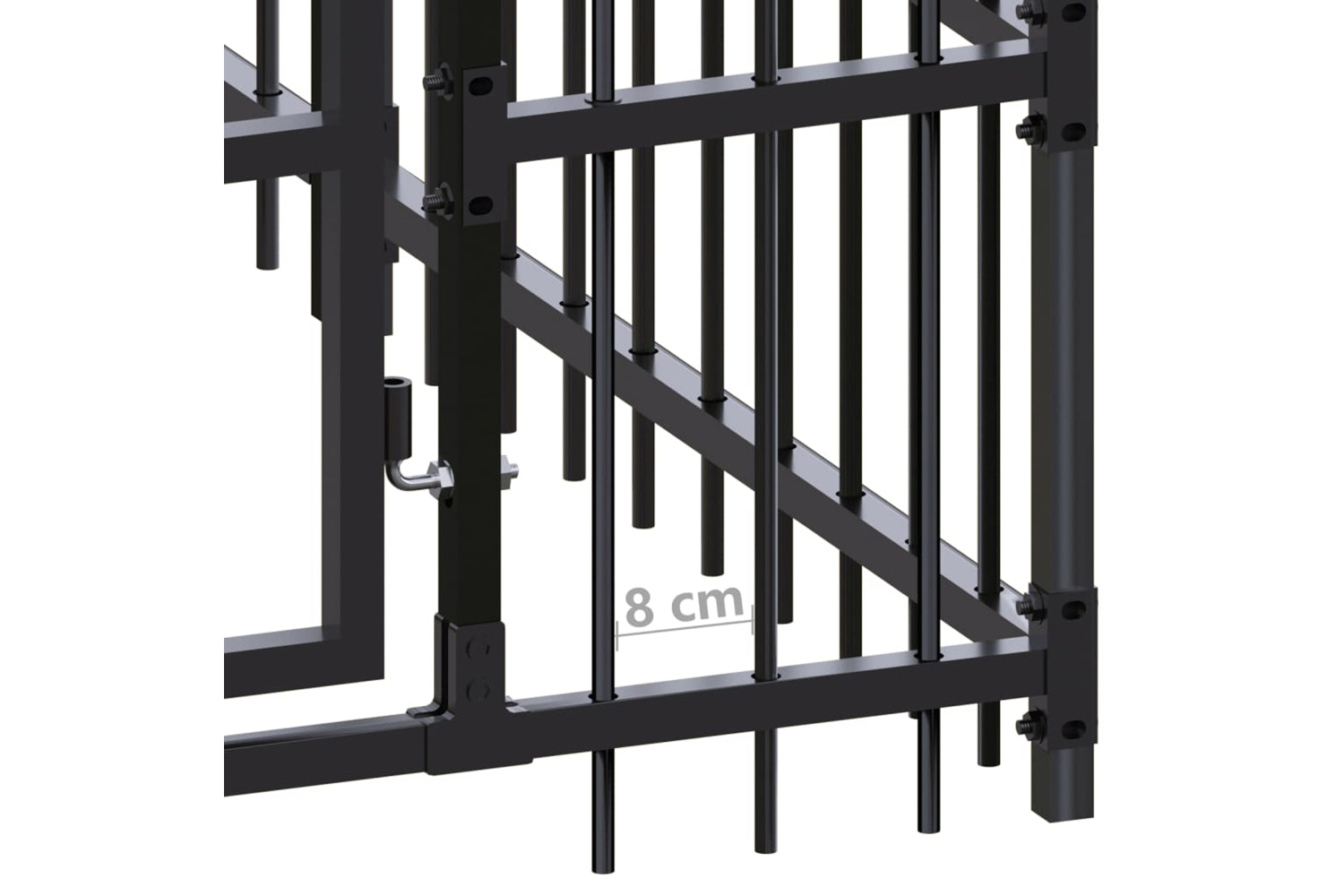 Vidaxl 3097987 Outdoor Dog Kennel Steel 33.18 M2-6