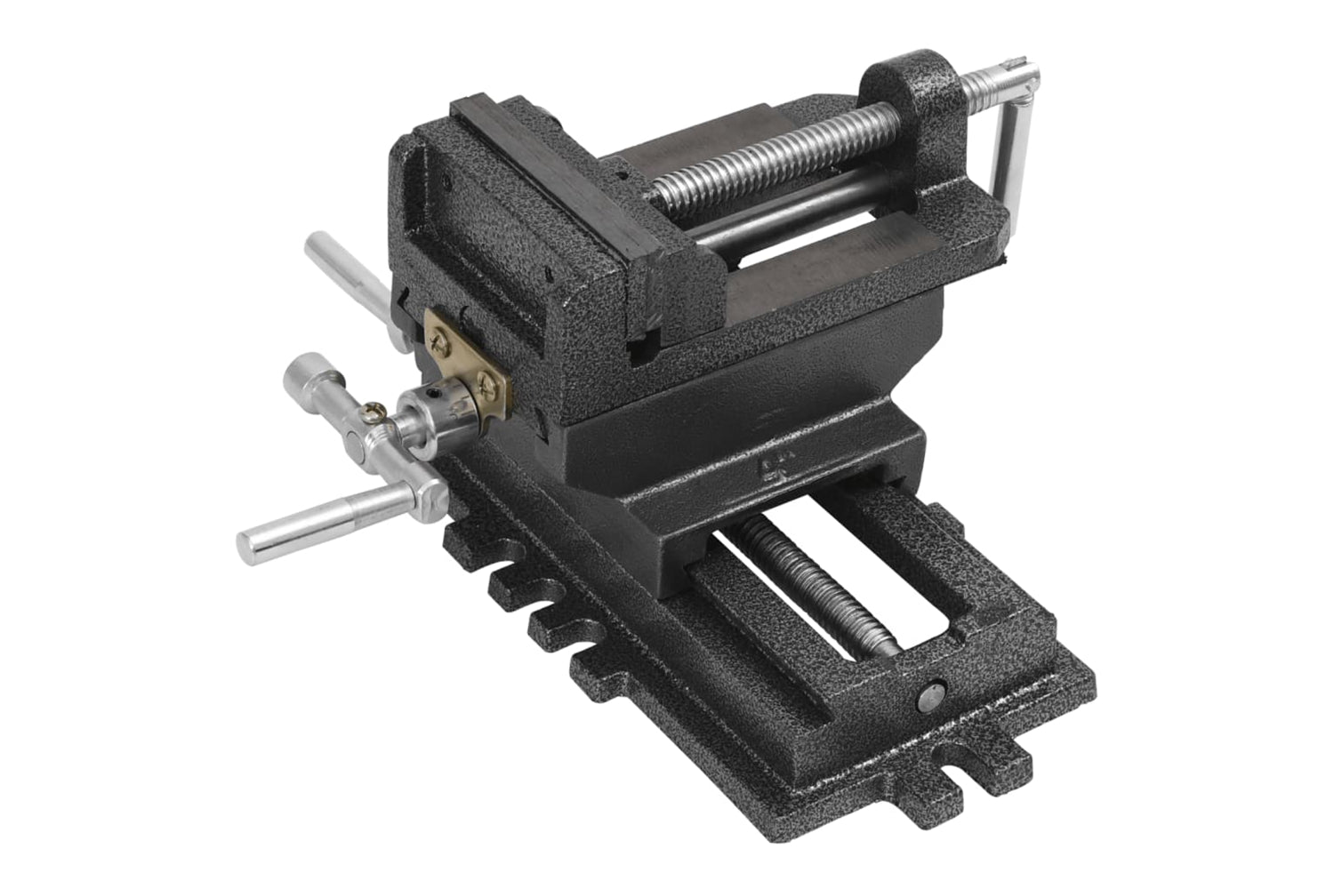 vidaXL Manually Operated Cross Slide Drill Press Vice 78mm-5
