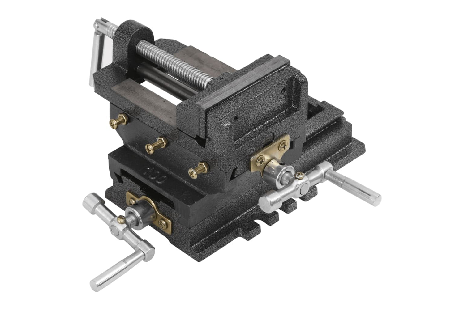 vidaXL Manually Operated Cross Slide Drill Press Vice 78mm-3