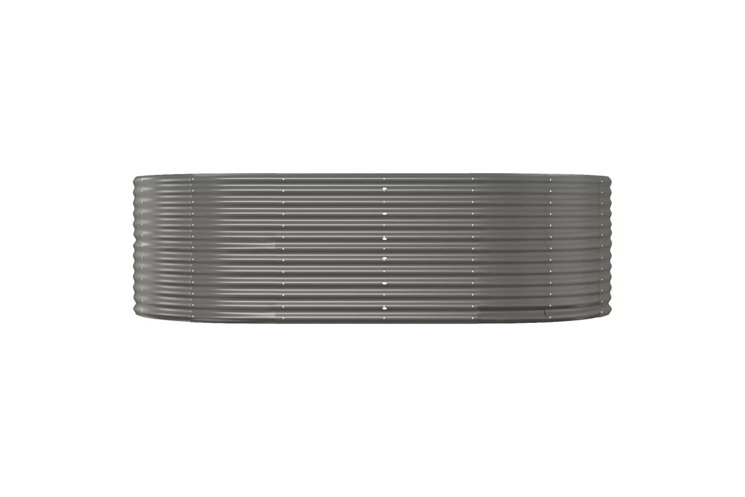 vidaXL 319094 Garden Raised Bed Grey 212x140x68cm Powder-coated Steel-2