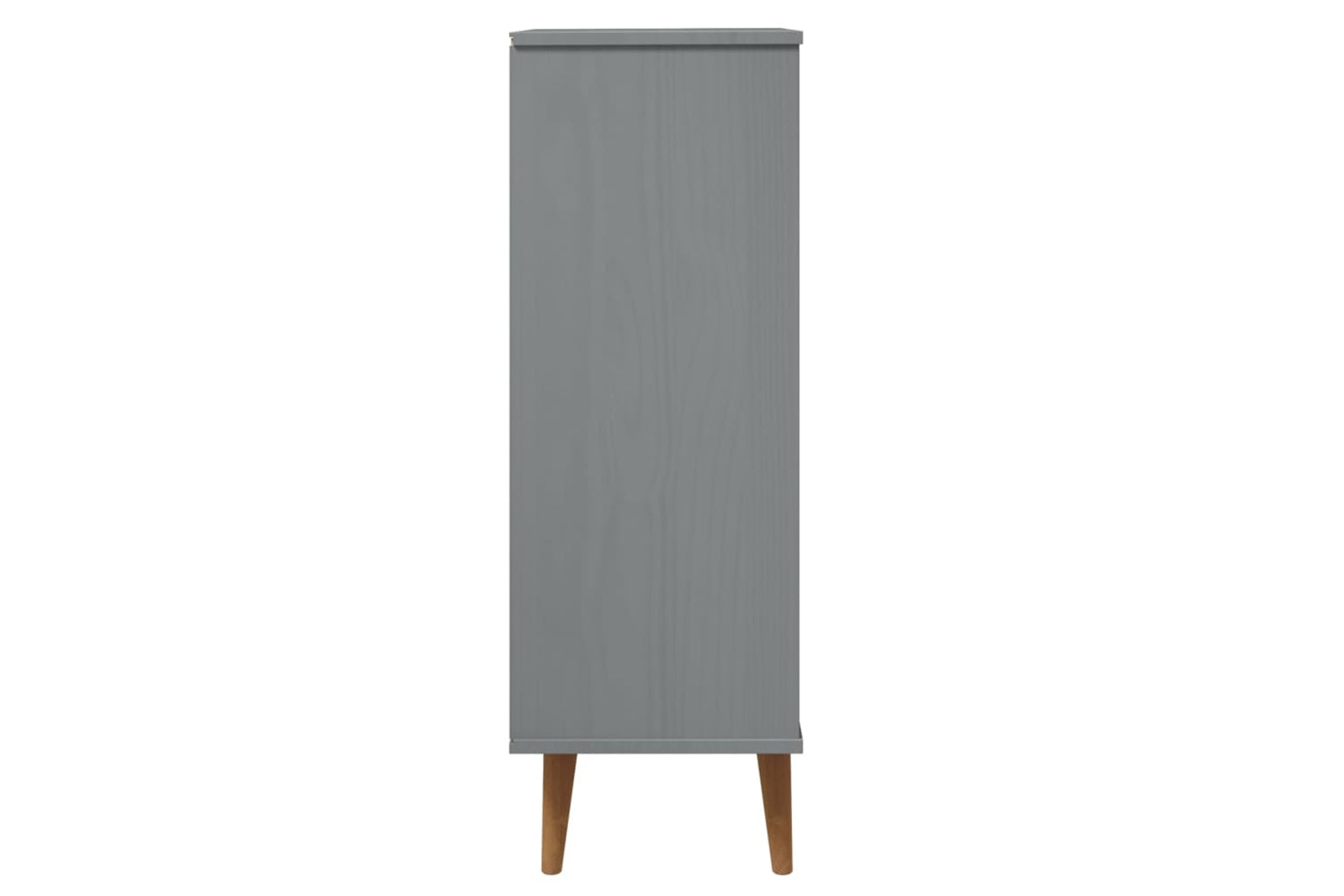 vidaXL 350527 Shoe Cabinet Molde Grey 59,5x35x103cm Solid Wood Pine-5