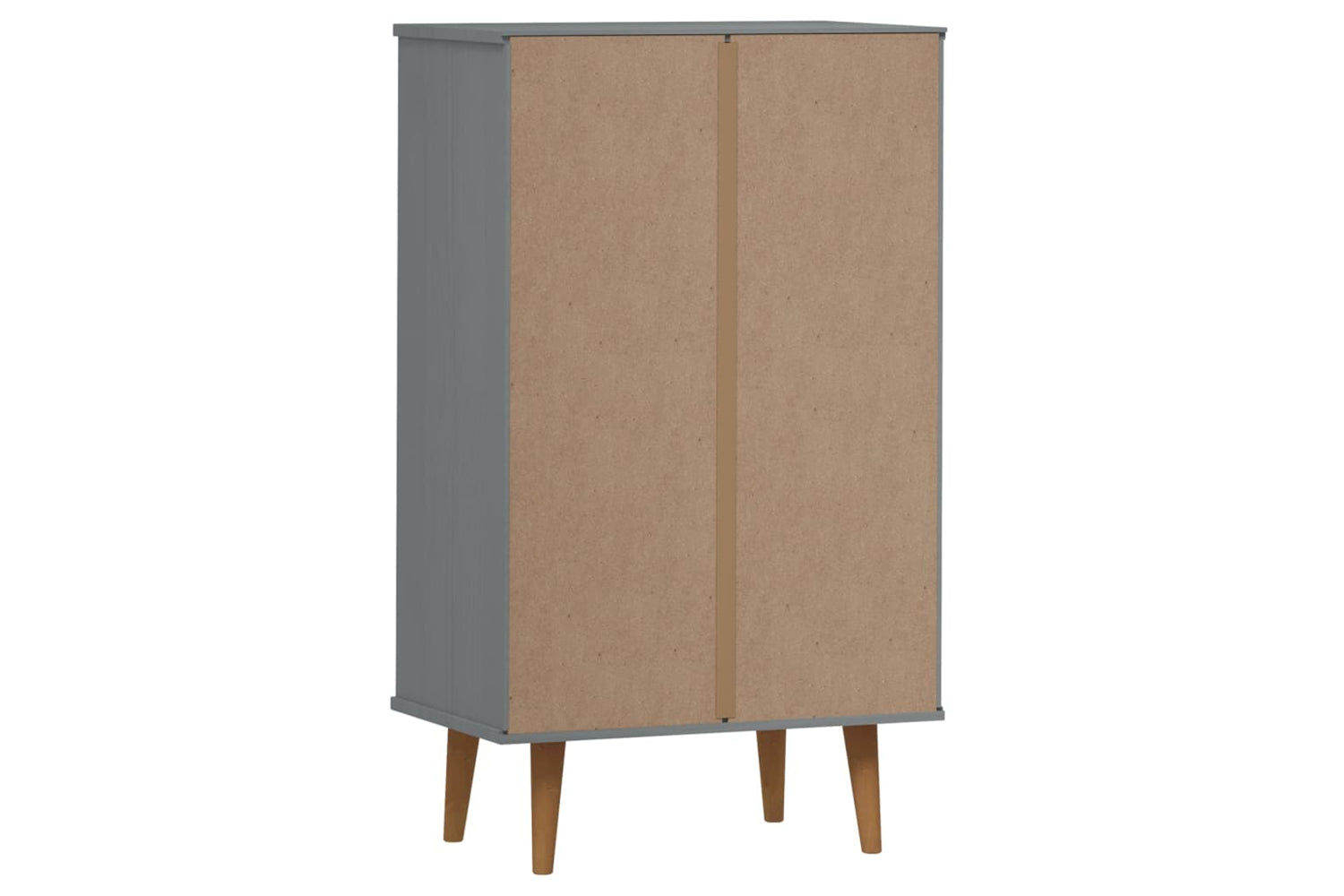 vidaXL 350527 Shoe Cabinet Molde Grey 59,5x35x103cm Solid Wood Pine-6