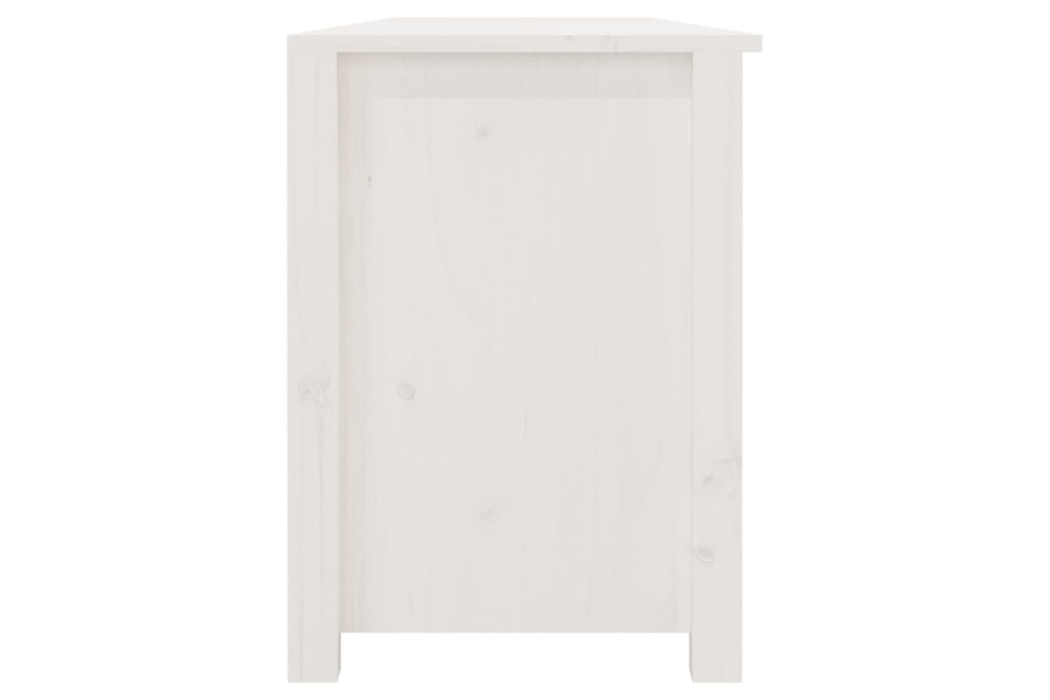 vidaXL 821725 Shoe Bench White 160x36.5x50cm Solid Wood Pine-5