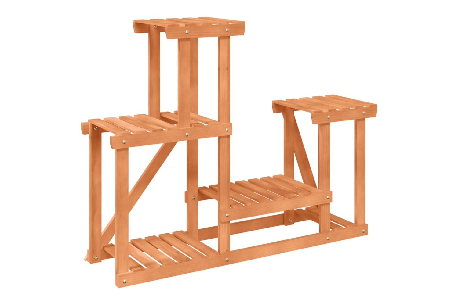 vidaXL 362876 Flower Stand 90x25x73.5cm Solid Wood Fir-5