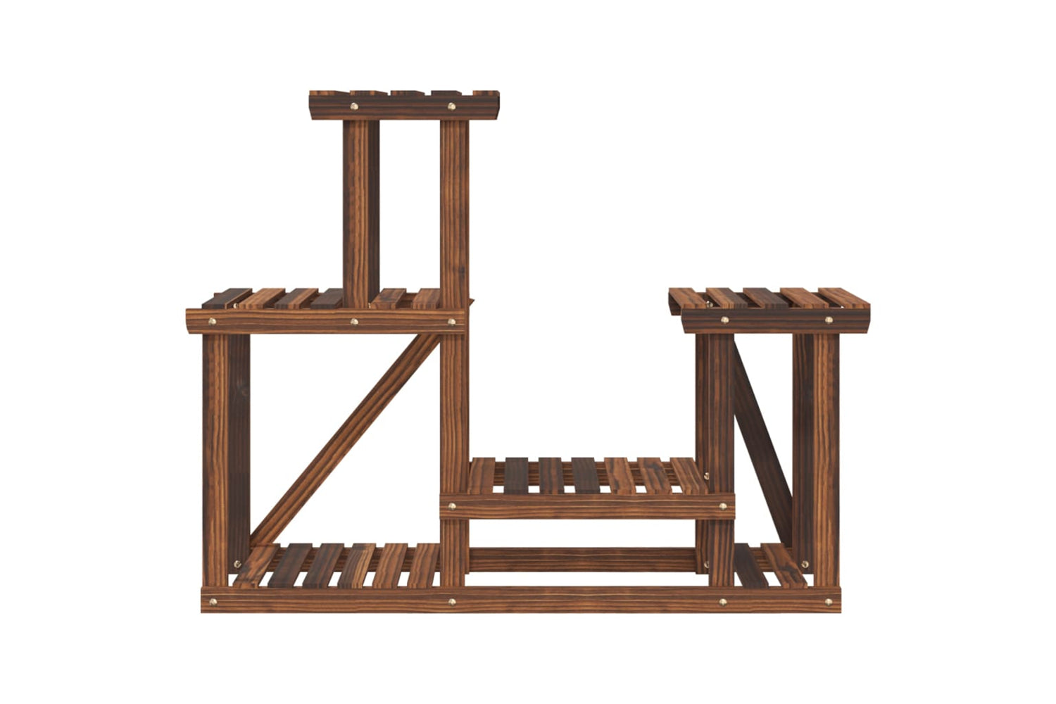 vidaXL 362875 Flower Stand 90x25x73.5cm Solid Wood Fir-3