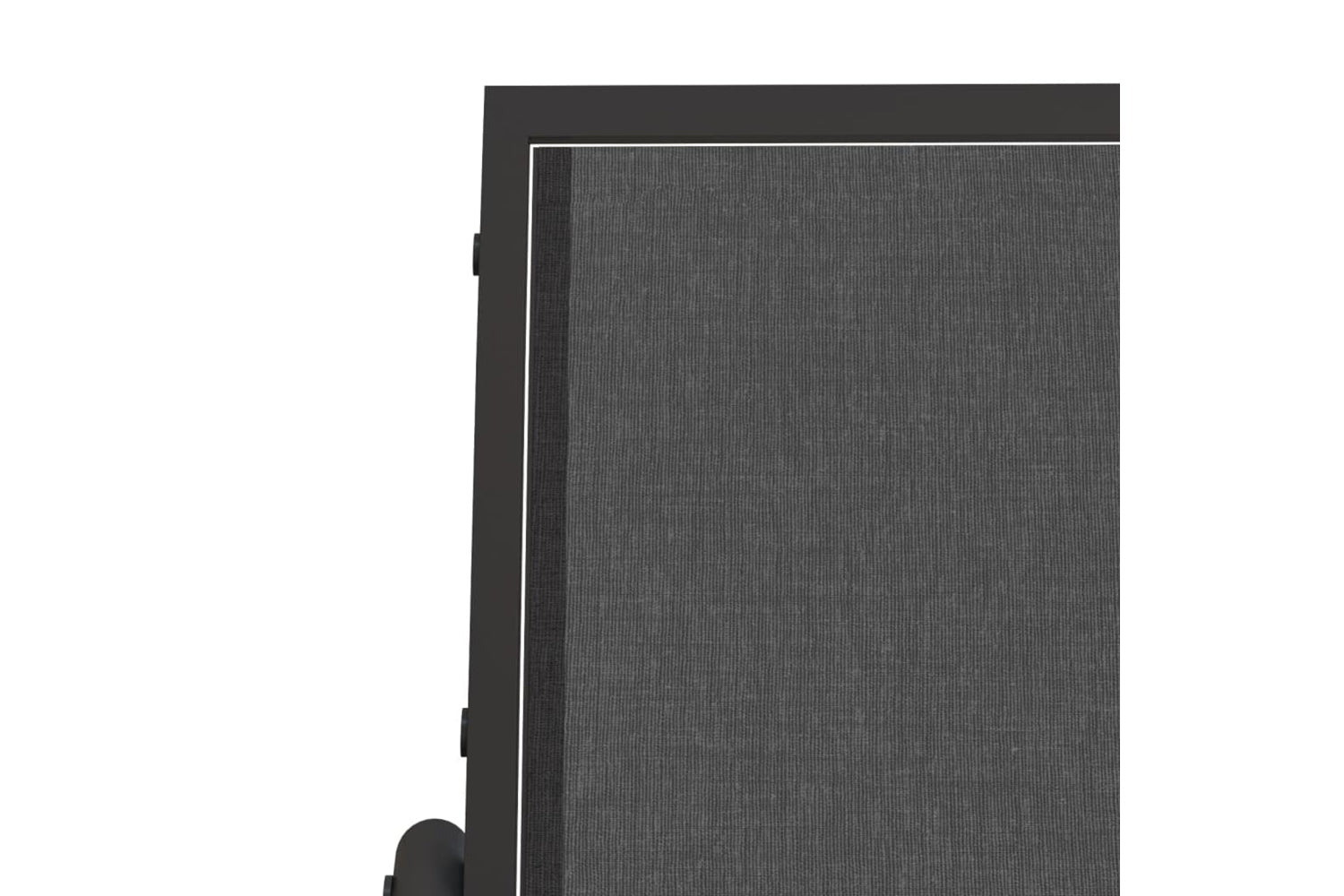vidaXL 362708 Garden Glider Bench Black 120.5x76x86.5cm Textilene&steel-5