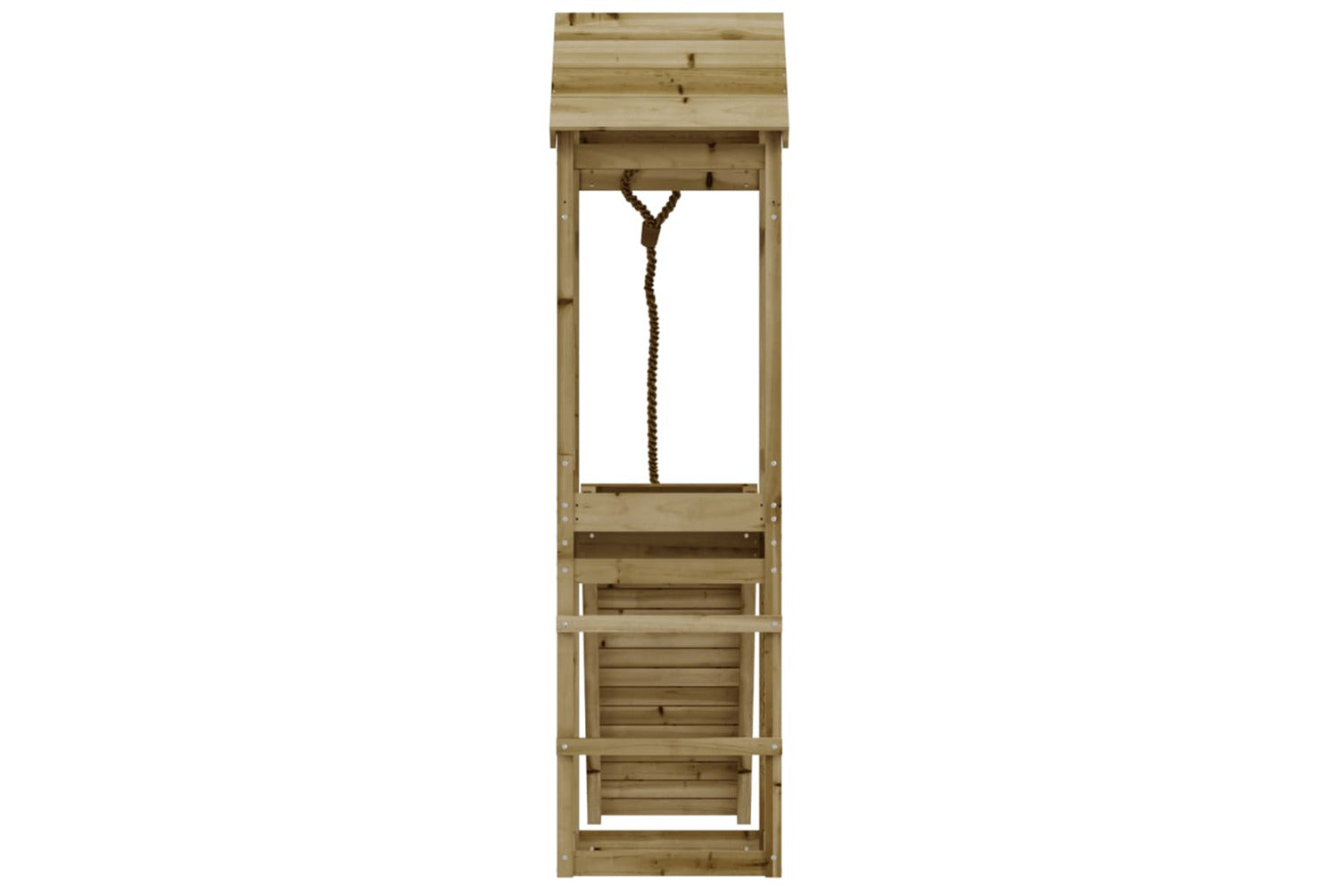 Vidaxl 3155812 Playhouse With Climbing Wall Impregnated Wood Pine-7