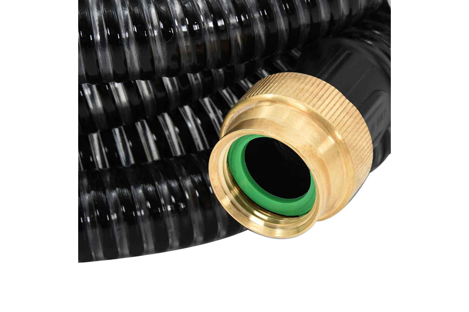 vidaXL 151054 Suction Hose With Brass Connectors 3 M 25mm Black-5