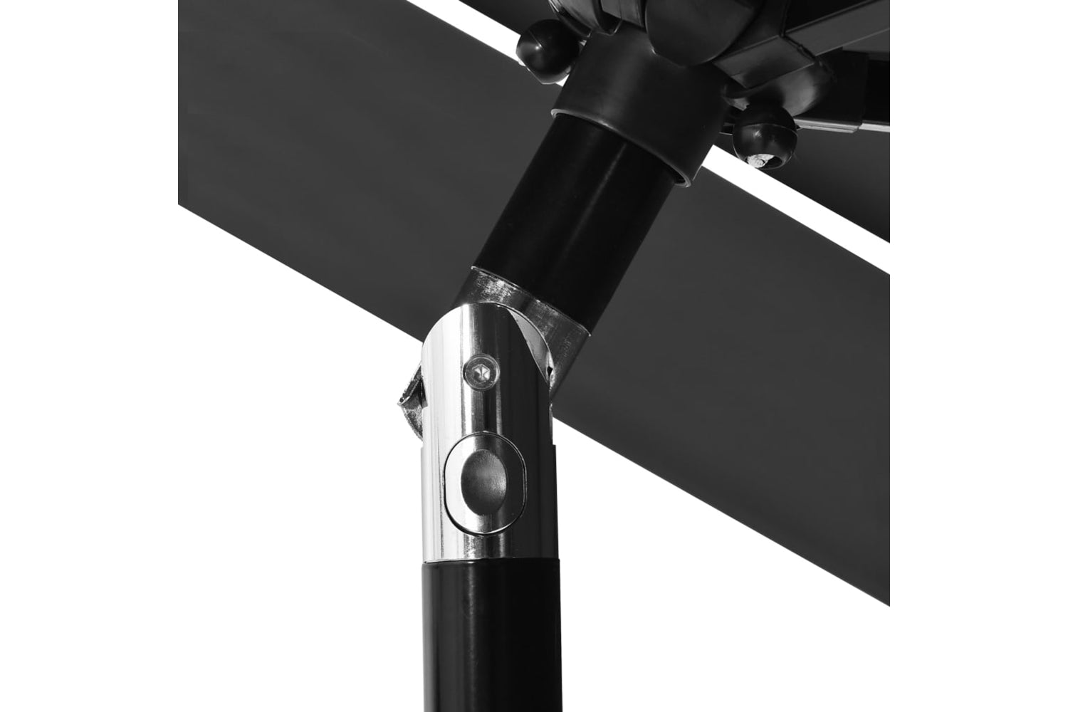 Vidaxl 313862 3-tier Parasol With Aluminium Pole Anthracite 2.5 M-6