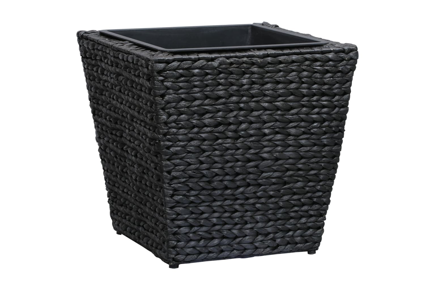 Vidaxl Raised Beds 3 Pcs Water Hyacinth Black-5