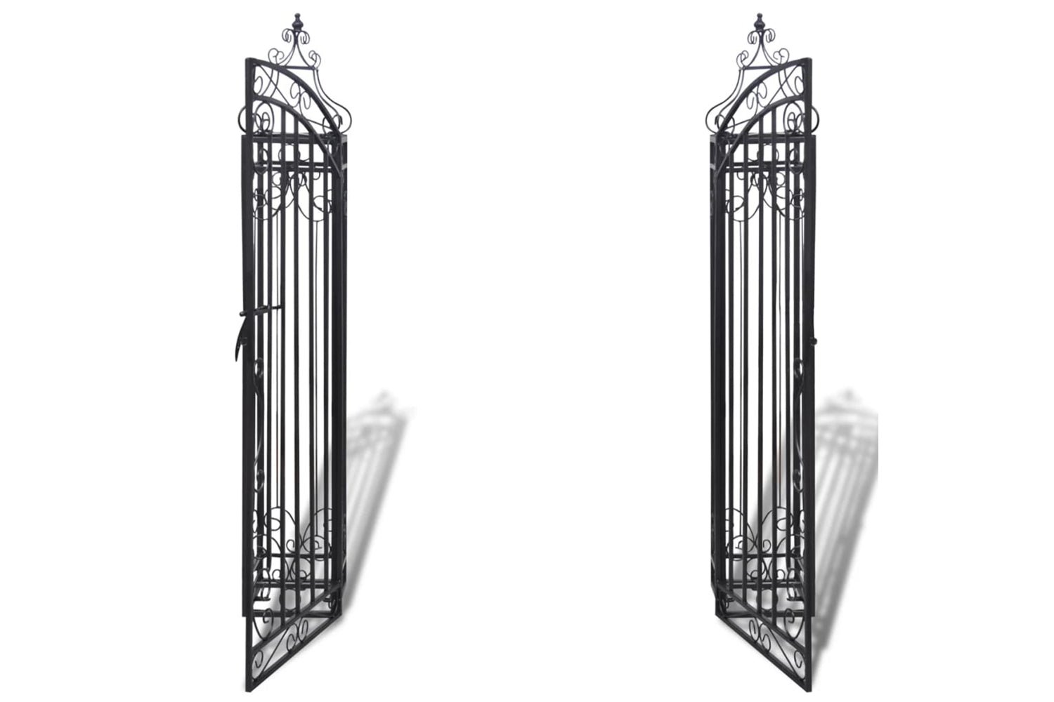 vidaXL 40905 Ornamental Garden Gate Wrought Iron 122x20.5x134cm-3