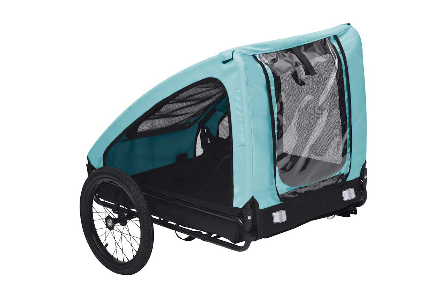 Vidaxl Pet Bike Trailer Blue And Black-5