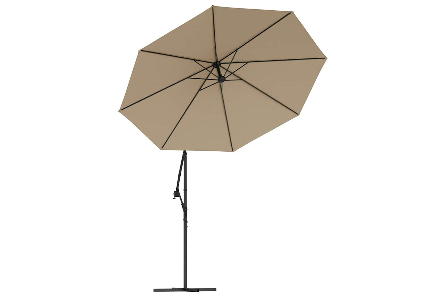 vidaXL 313806 Replacement Fabric For Cantilever Umbrella Taupe 300cm-5