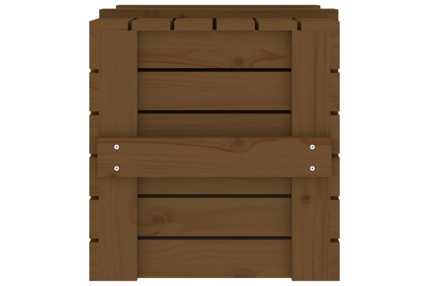 vidaXL 824996 Storage Box Honey Brown 58x40.5x42cm Solid Wood Pine-7