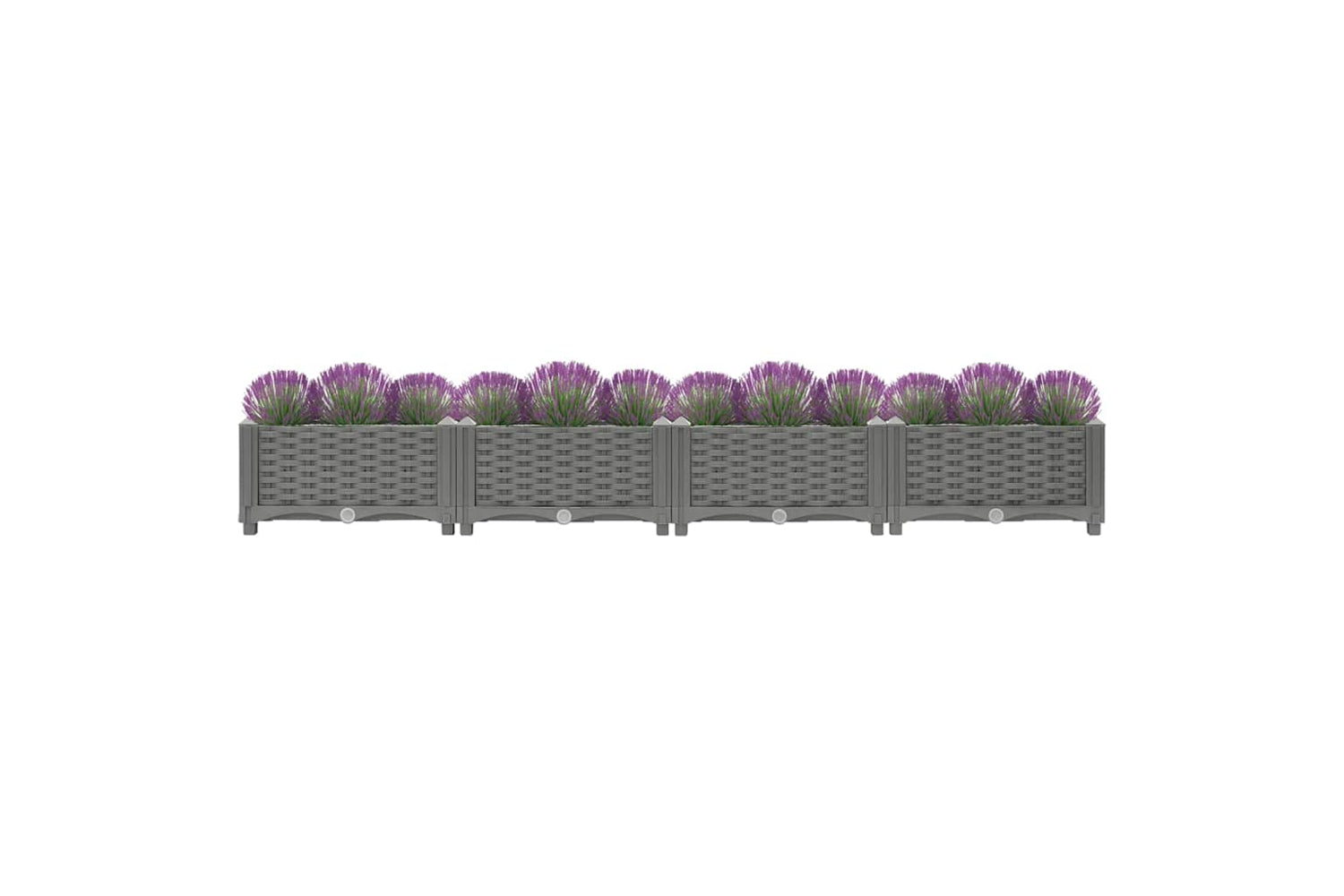 vidaXL Raised Bed 160x40x23cm Polypropylene-3