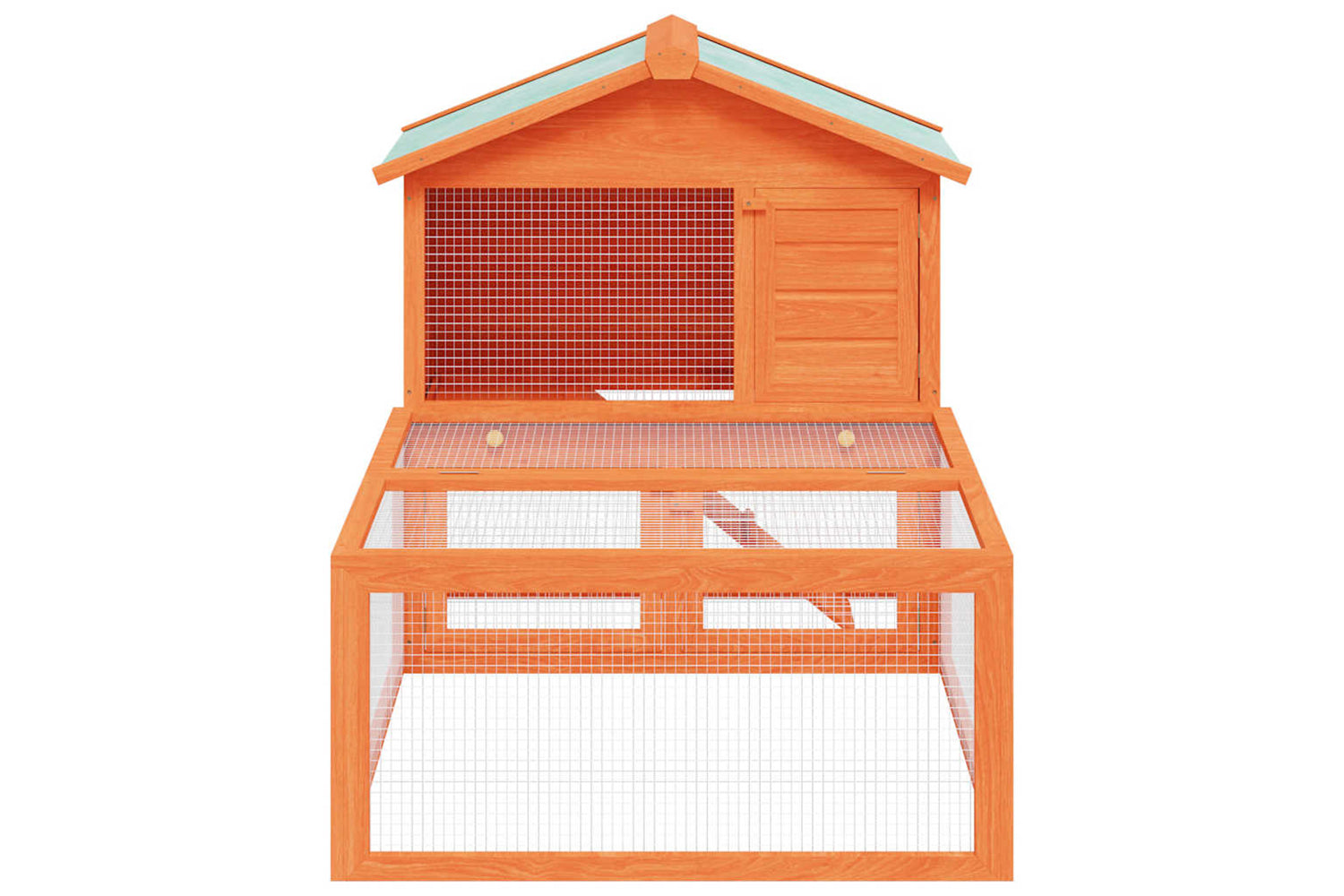 Vidaxl 170346 Animal Rabbit Cage Outdoor Run Wood-2