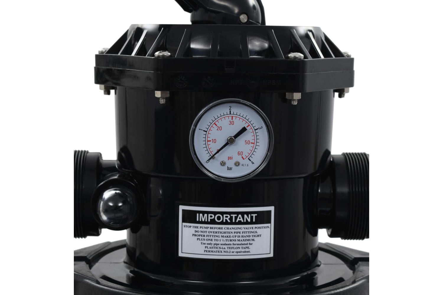 vidaXL 91728 Pool Sand Filter With 6 Position Valve Blue 660mm-5