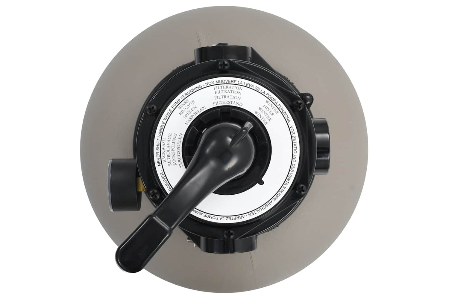 Vidaxl Pool Sand Filter With 4 Position Valve Grey 350 Mm-2