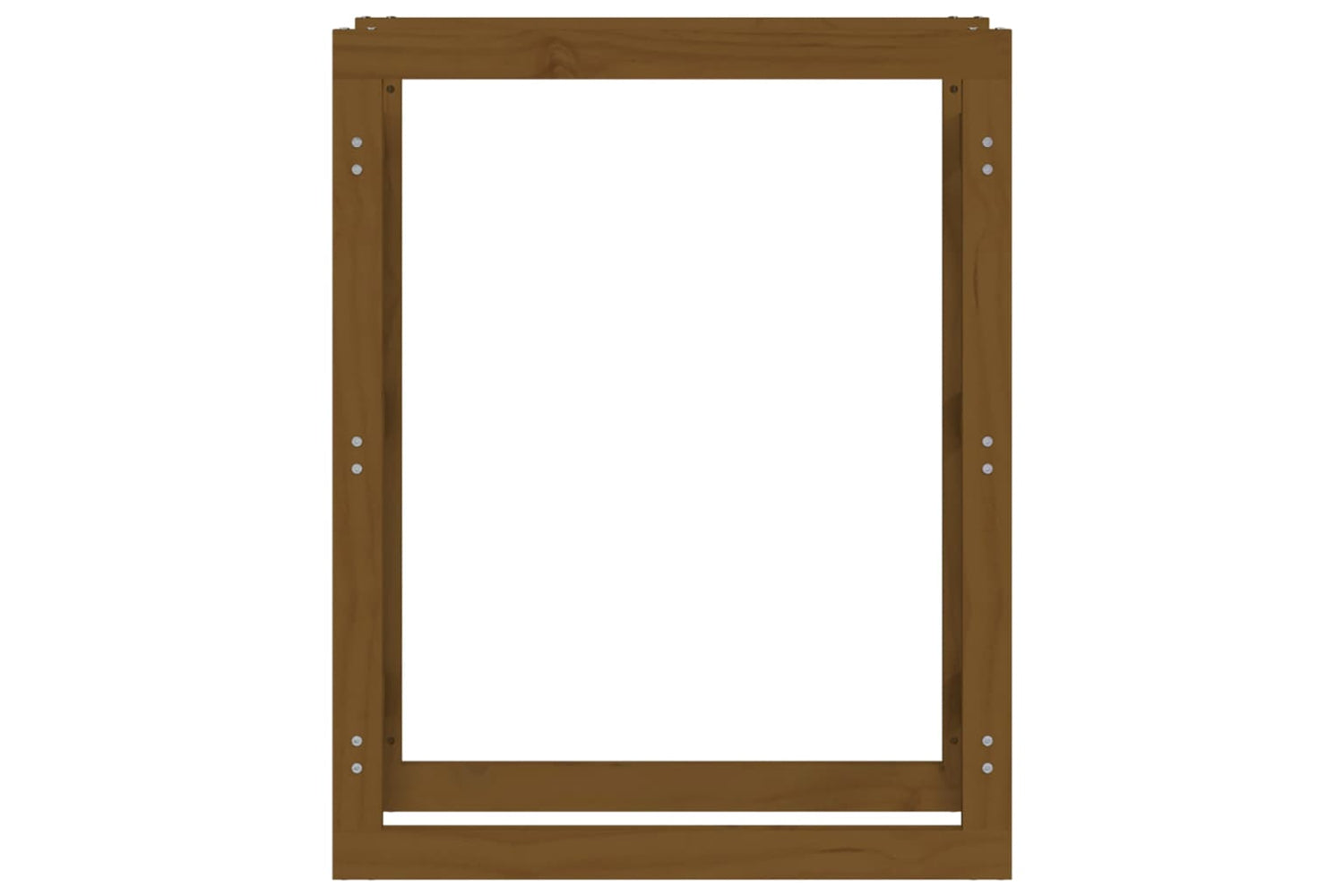 vidaXL 822420 Firewood Rack Honey Brown 80x25x100cm Solid Wood Pine-4