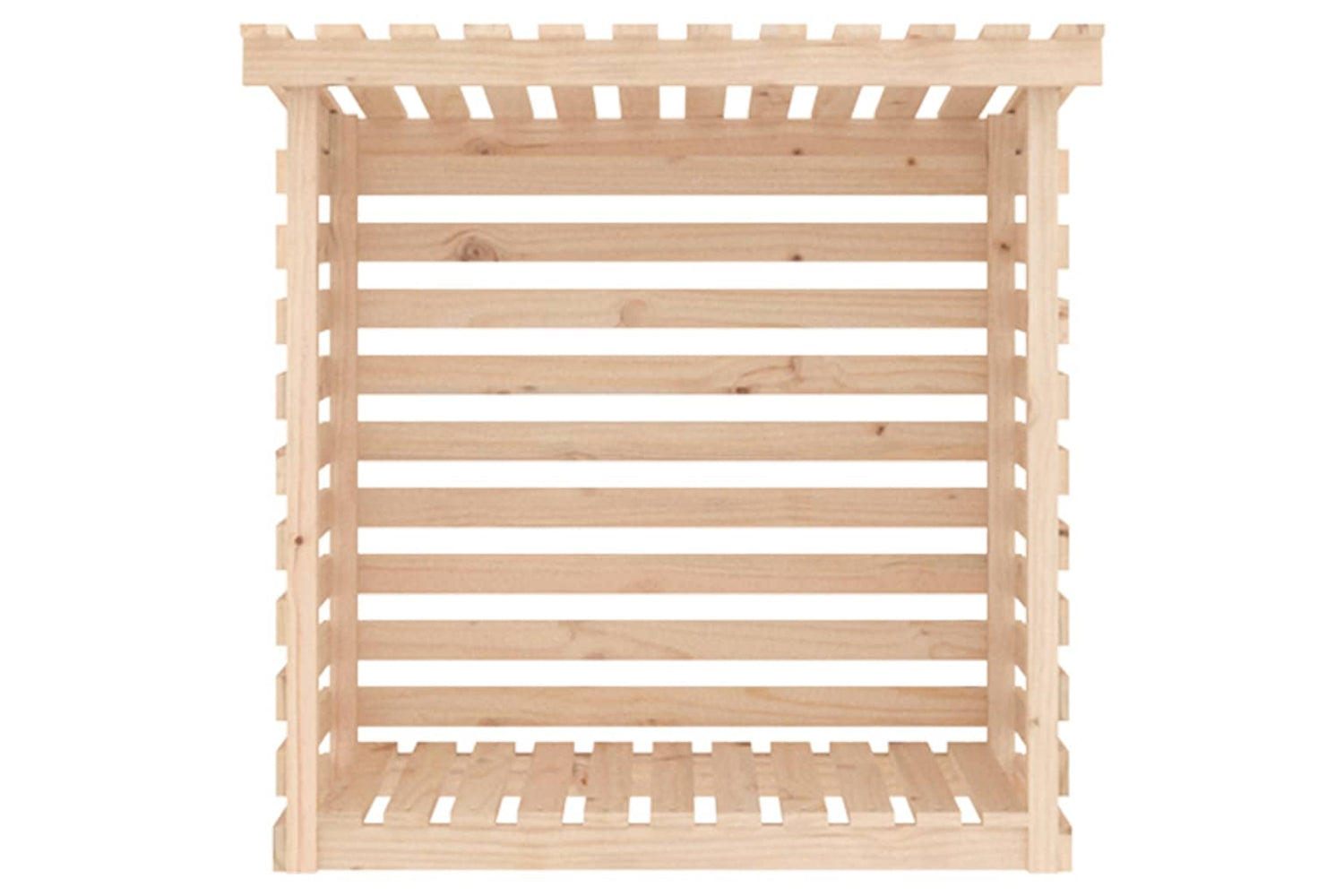 vidaXL 822222 Firewood Rack 108x73x108cm Solid Wood Pine-4