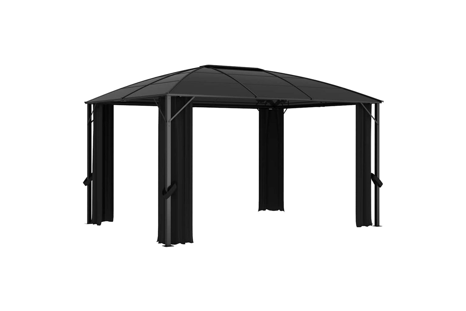 vidaXL 48601 Gazebo With Curtains 400x300x265cm Anthracite-3