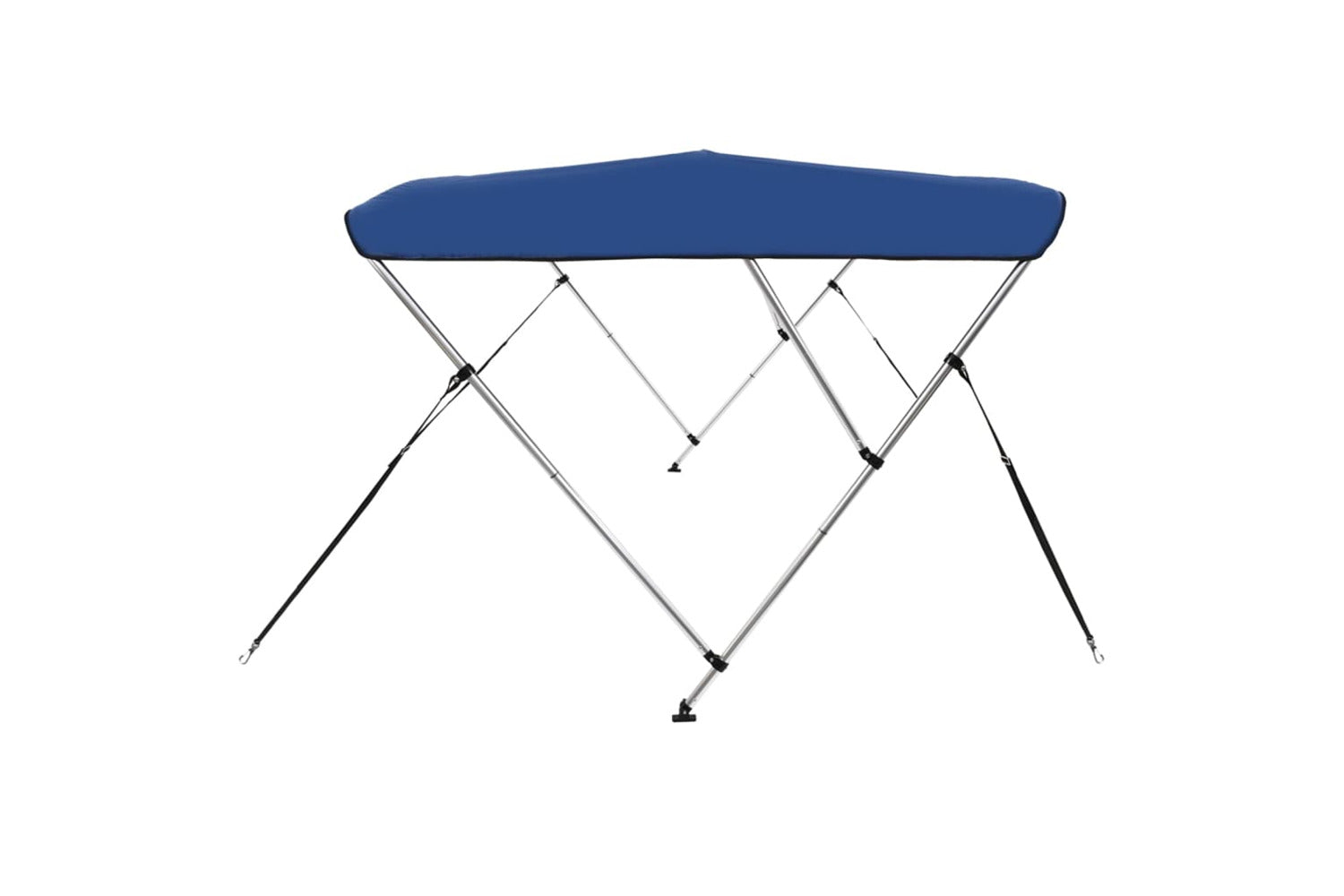 vidaXL 92364 3 Bow Bimini Top Blue 183x160x137cm-3