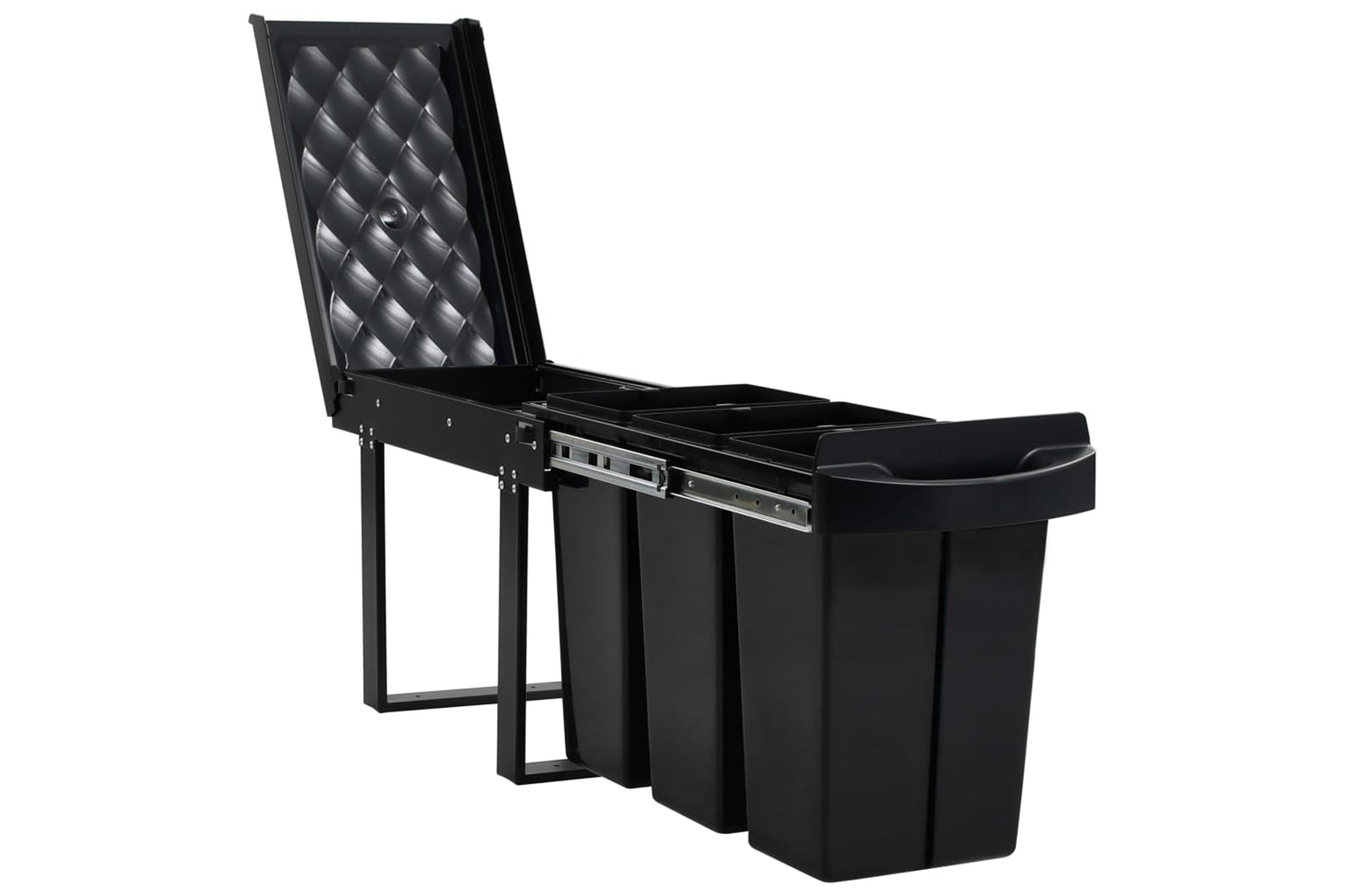 Vidaxl 51180 Kitchen Cupboard Pull-out Dustbin Soft-close 36 L-3