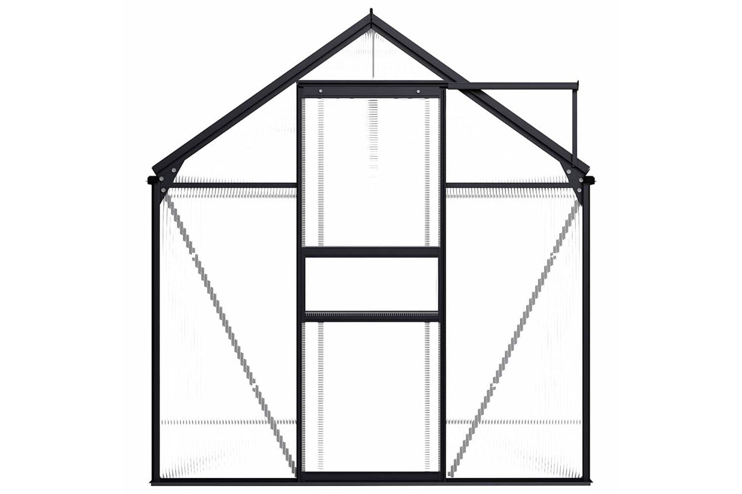 Vidaxl 48210 Greenhouse Anthracite Aluminium 4.75 Mâ²-3
