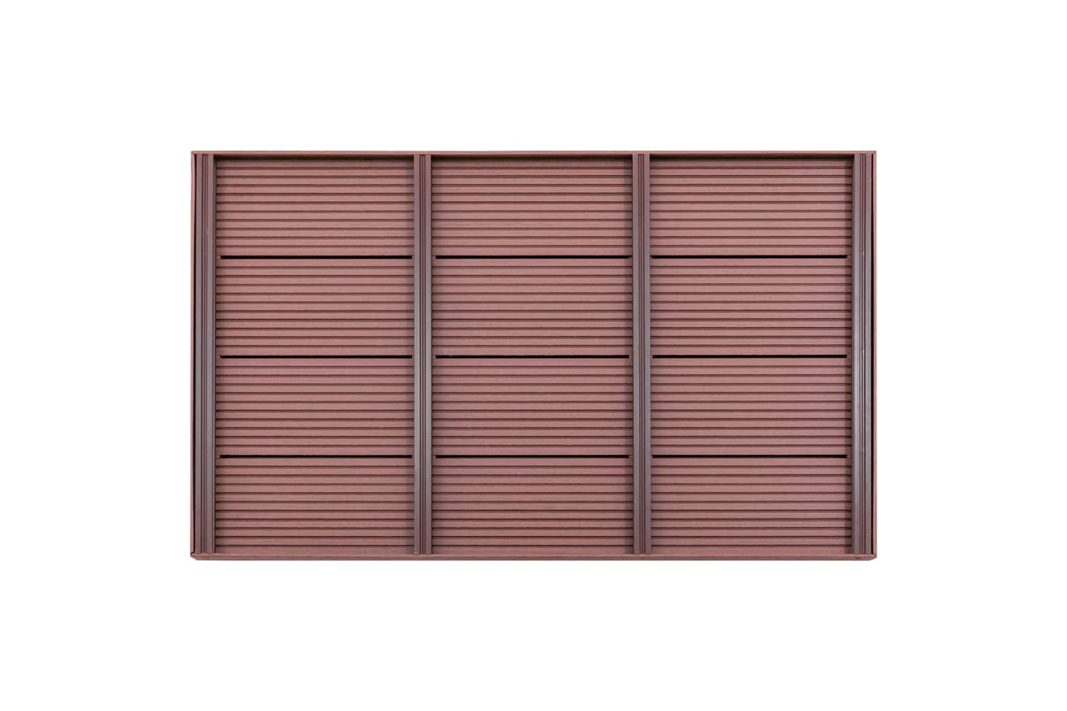 vidaXL 49065 Floor Element For Solar Shower Brown 101x63x55cm Wpc-2