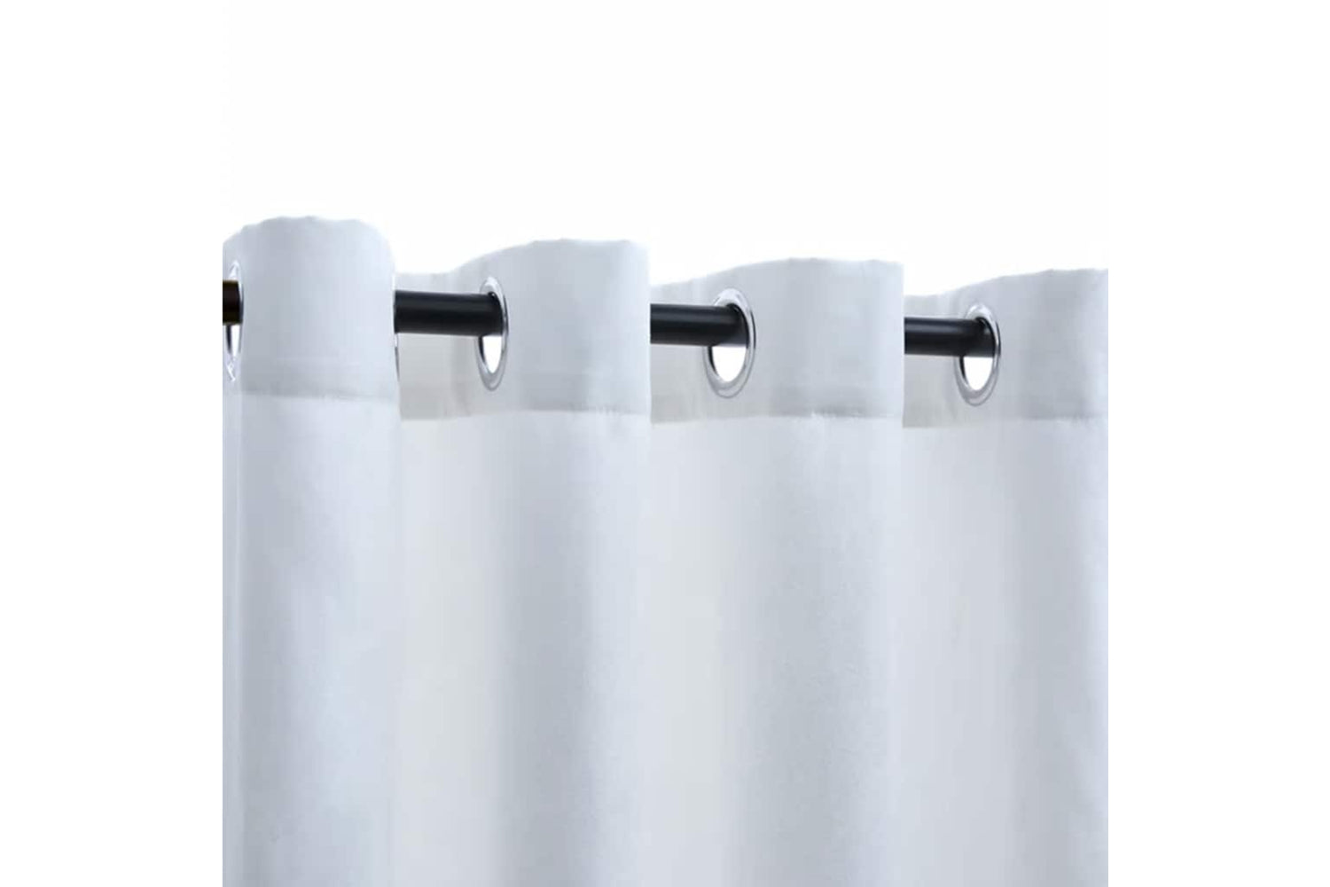 Vidaxl Blackout Curtains With Metal Rings 2 Pcs Off White 140x245 Cm-2