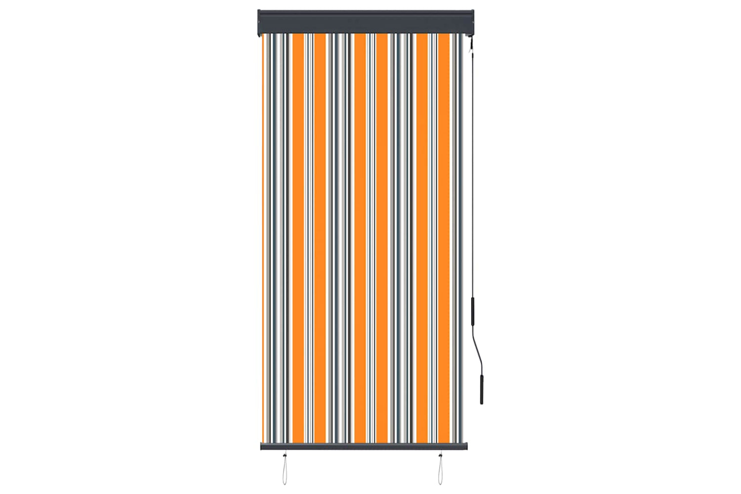 vidaXL 145950 Outdoor Roller Blind 80x250cm Yellow And Blue-2