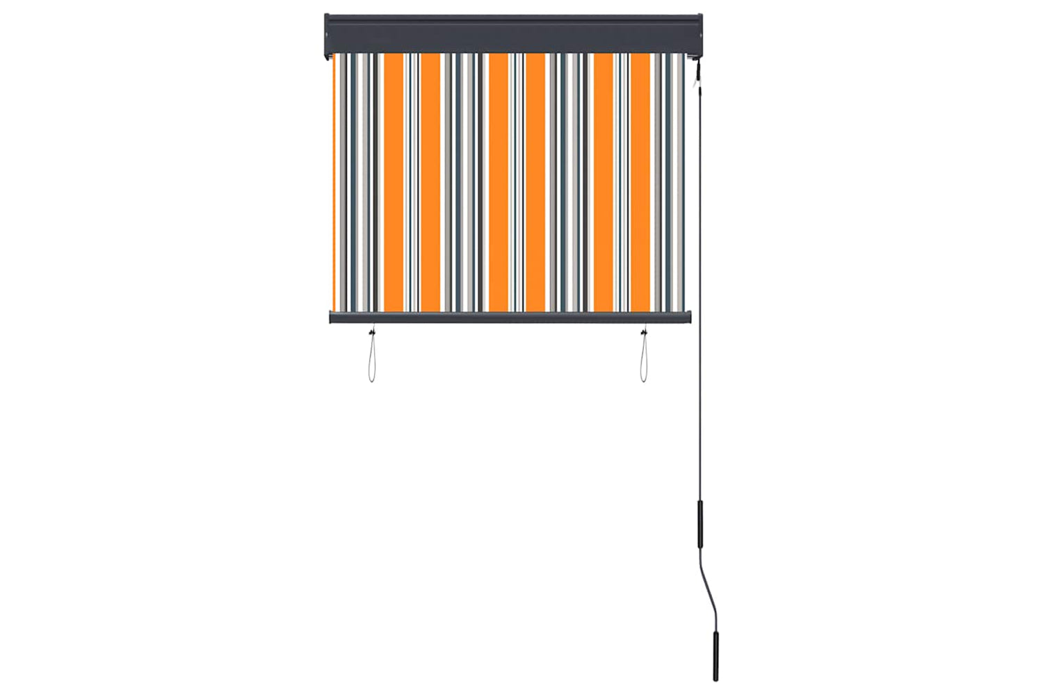 vidaXL 145950 Outdoor Roller Blind 80x250cm Yellow And Blue-4
