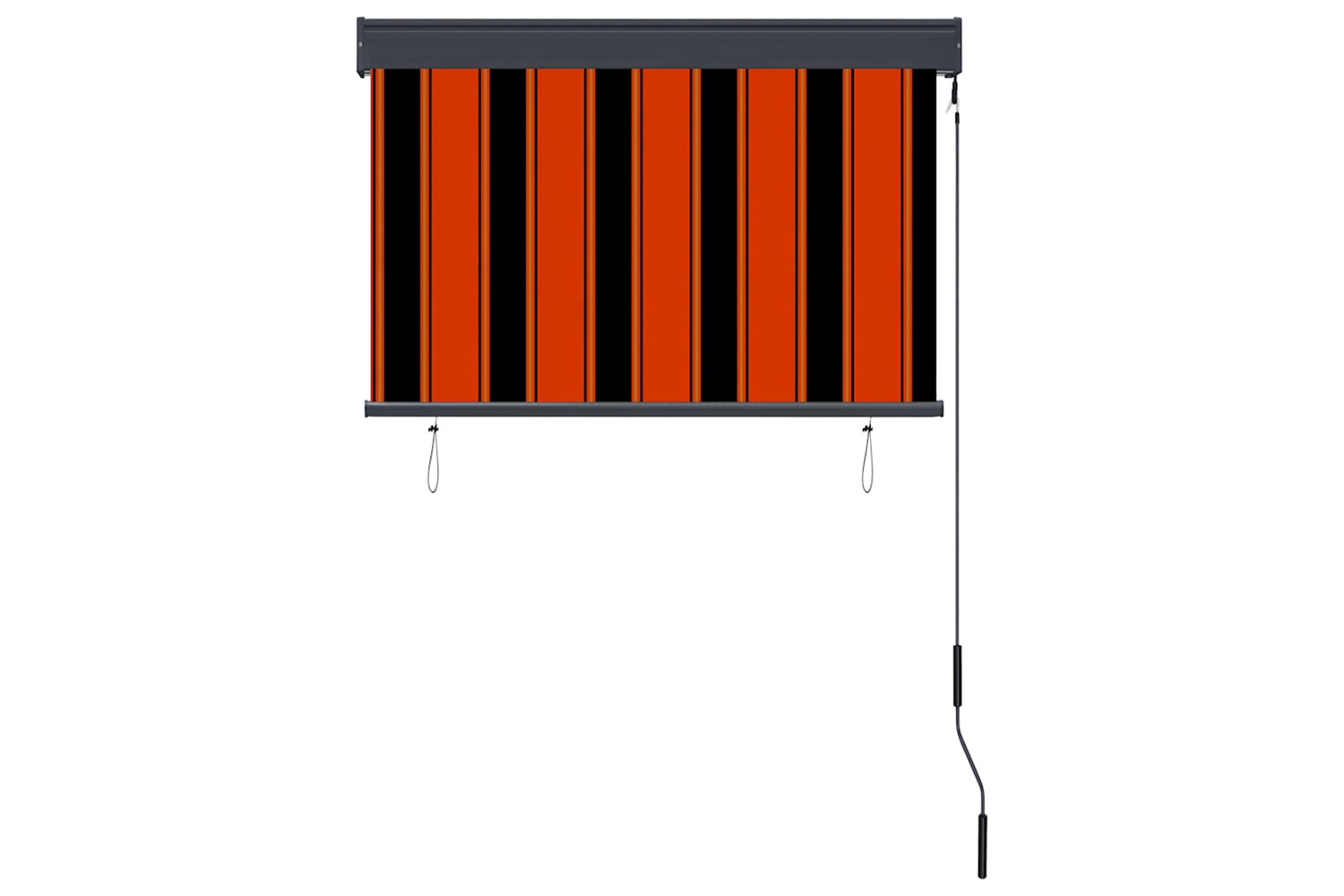 vidaXL 145960 Outdoor Roller Blind 100x250cm Orange And Brown-4