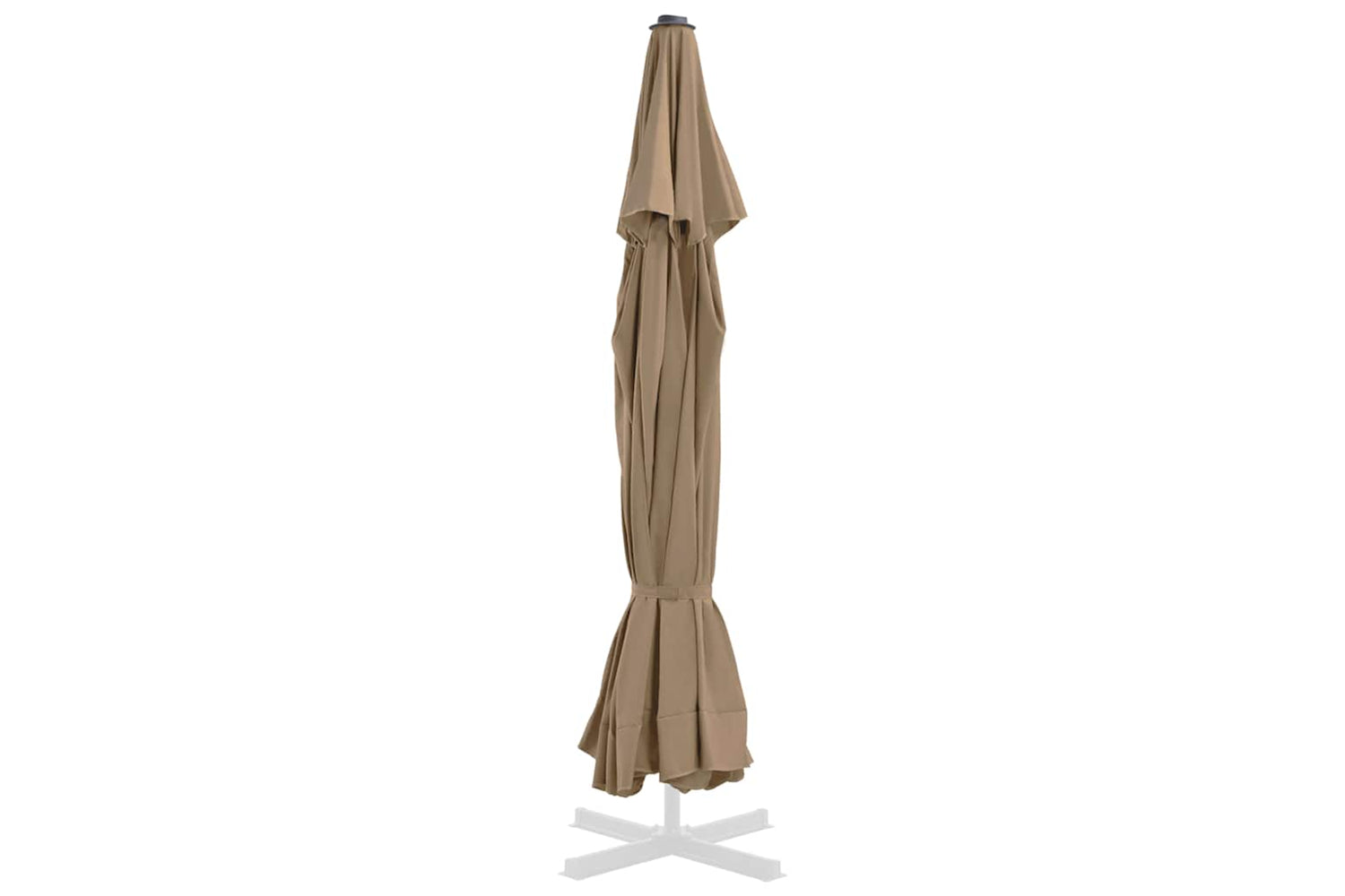 vidaXL 312541 Replacement Fabric For Outdoor Parasol Taupe 500cm-4