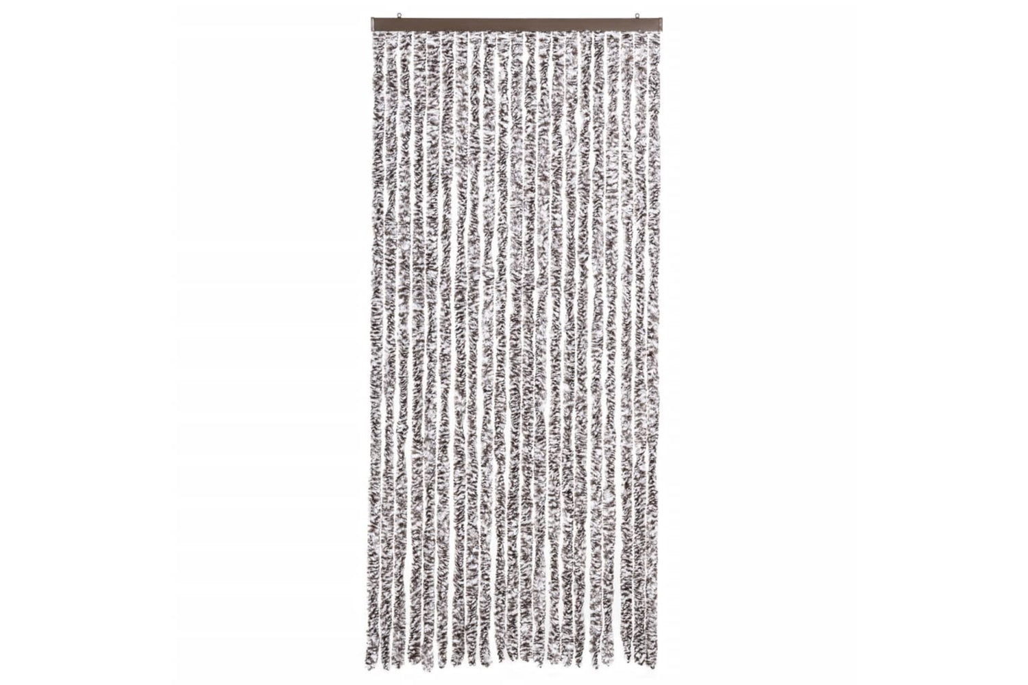 vidaXL Insect Curtain Brown And Beige 90x200cm Chenille-2