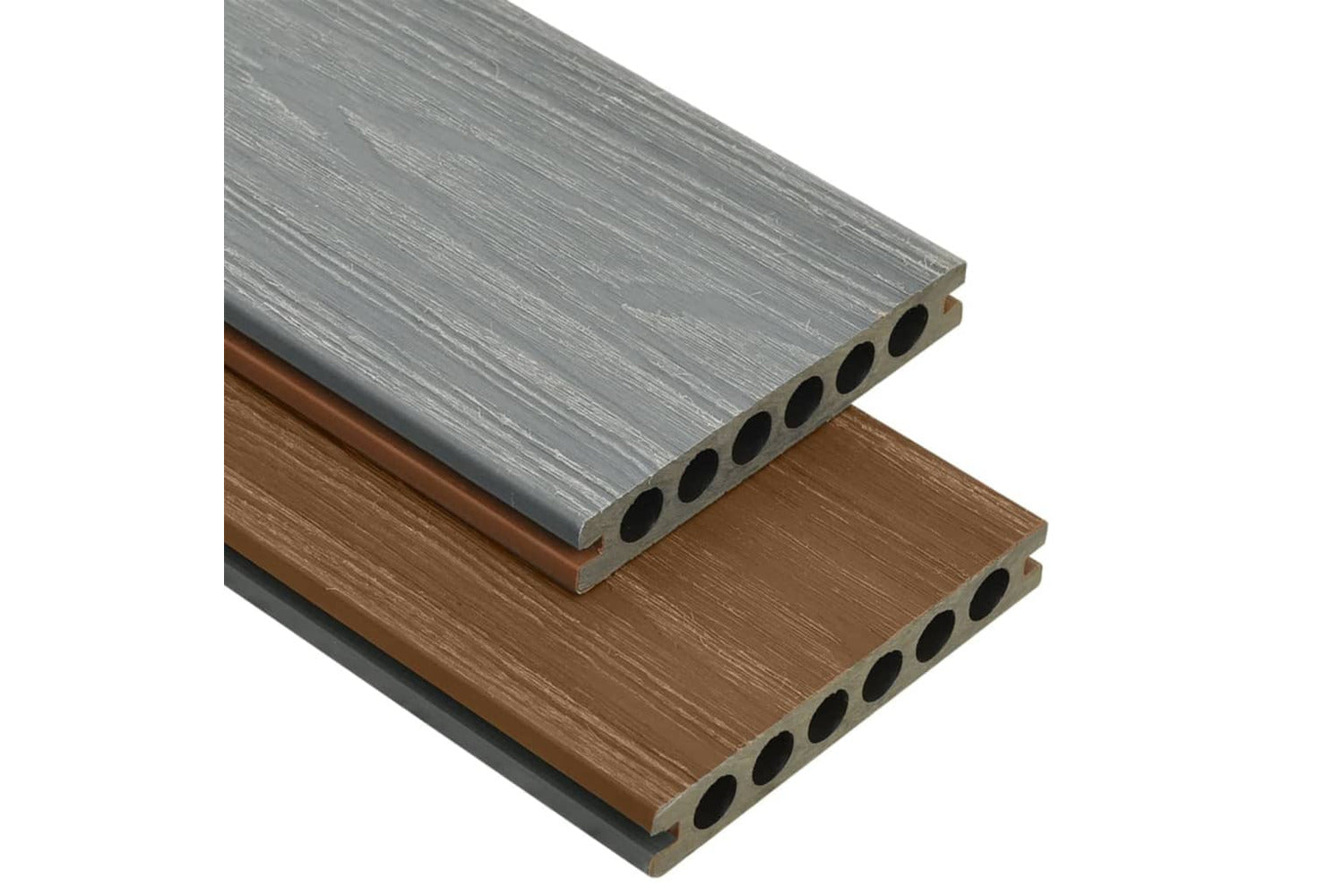 Vidaxl 3070463 Wpc Decking Boards With Accessories Brown And-2
