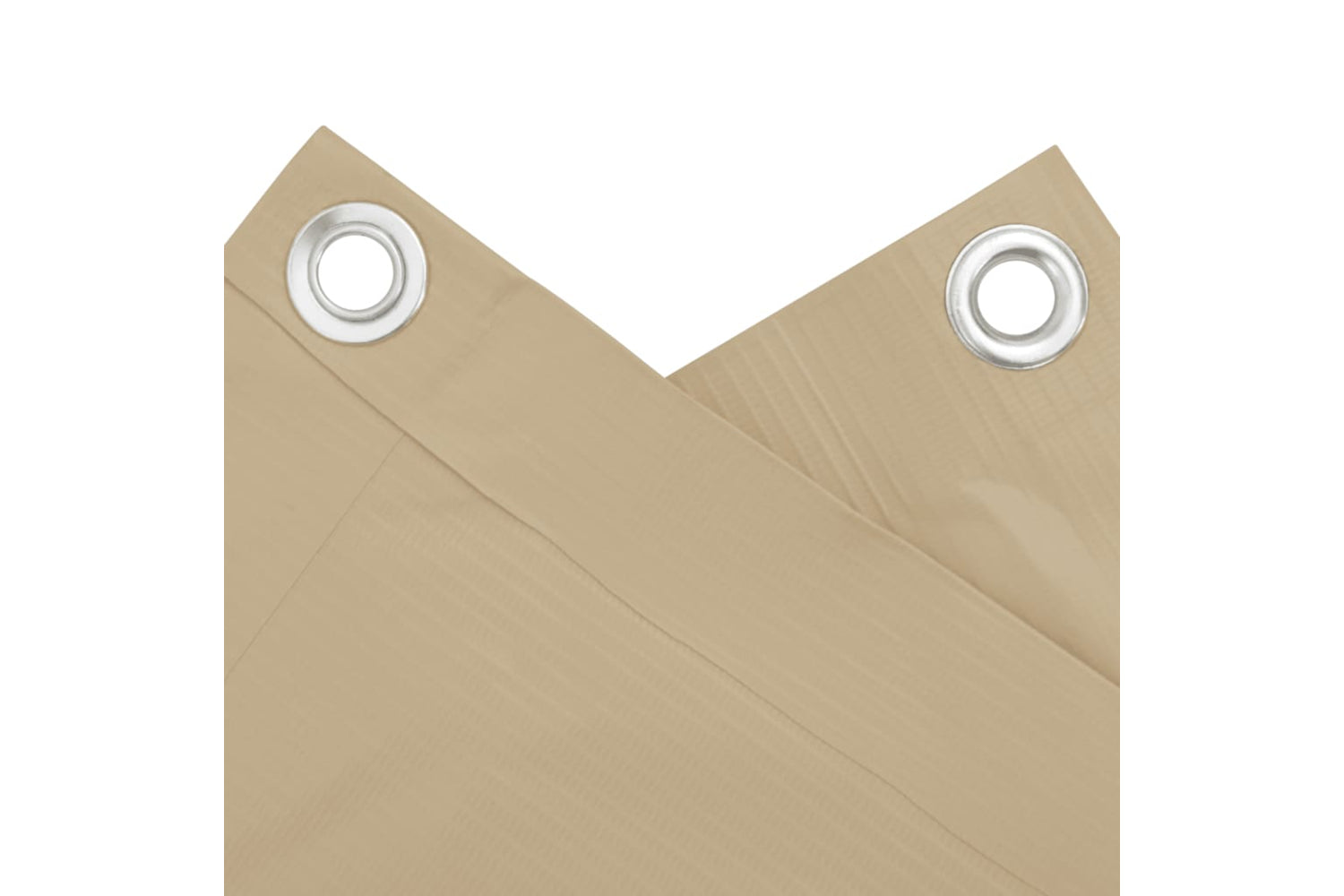 vidaXL 134940 Balcony Screen Beige 90x300cm Oxford Fabric-2