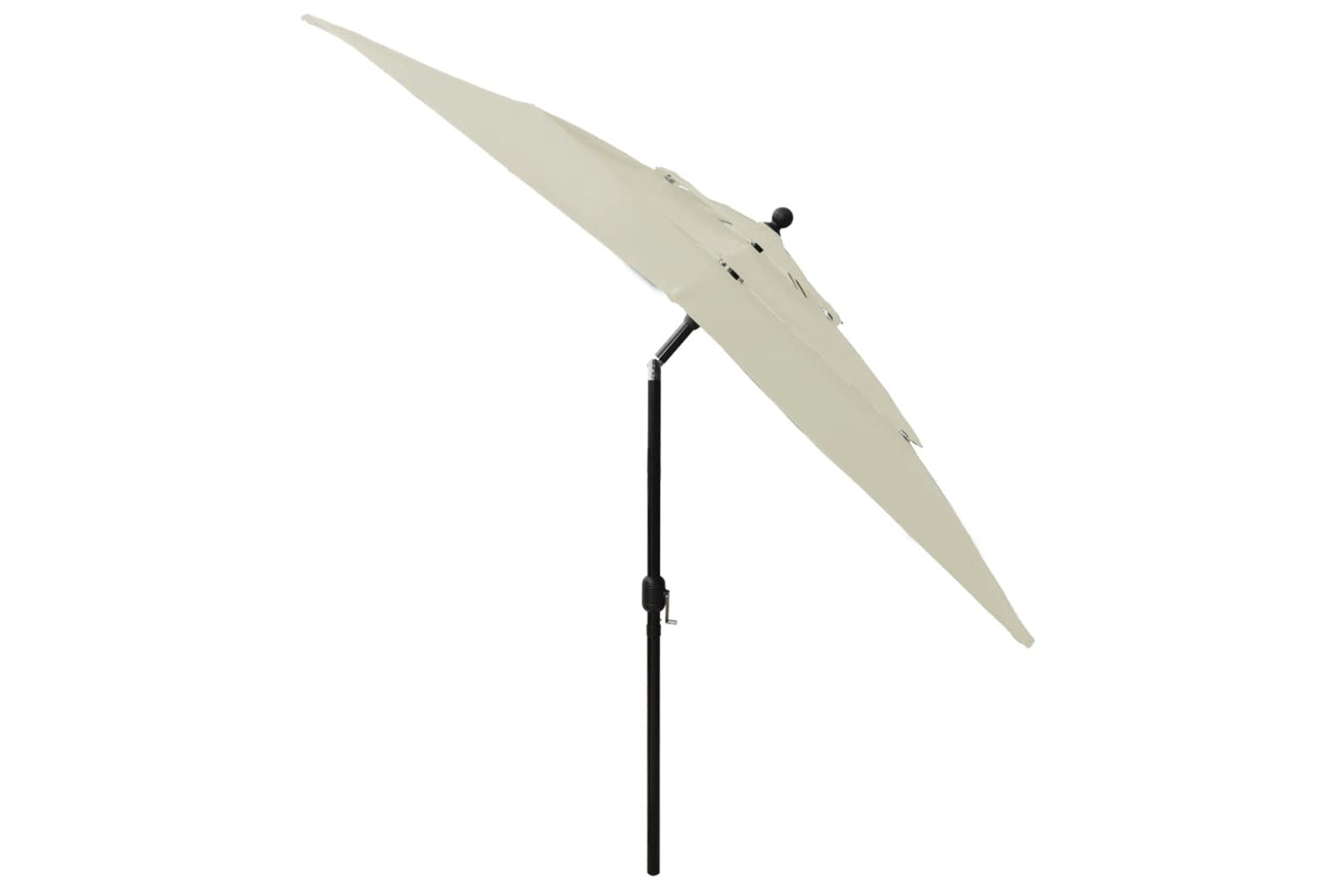 Vidaxl 313836 3-tier Parasol With Aluminium Pole Sand 2.5x2.5 M-4