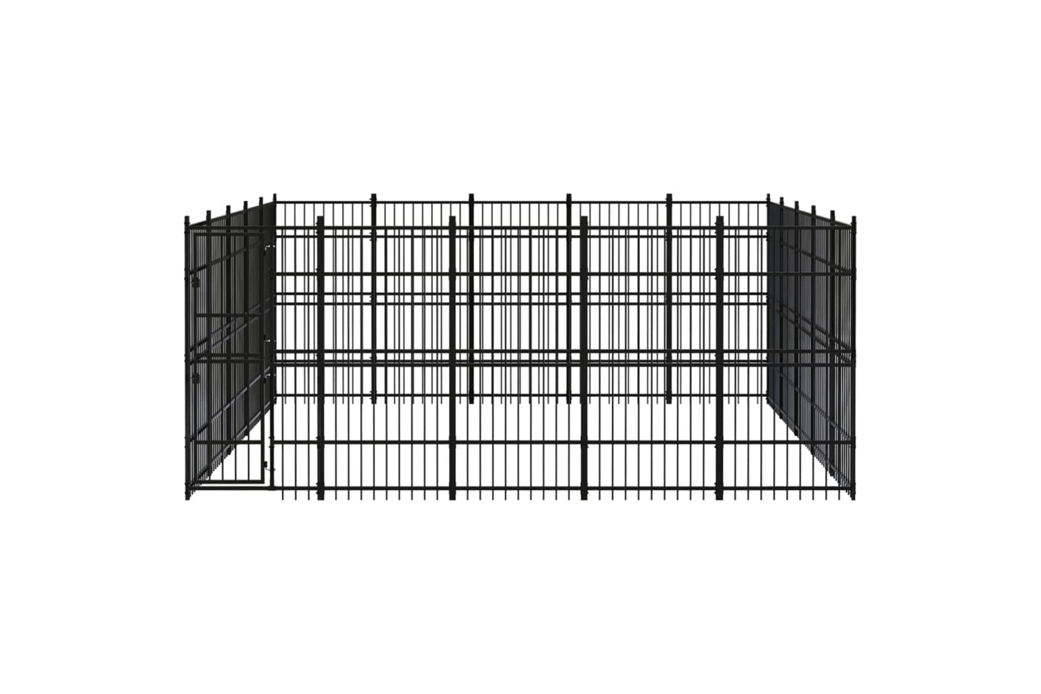 Vidaxl 3097989 Outdoor Dog Kennel Steel 23.04 M2-2