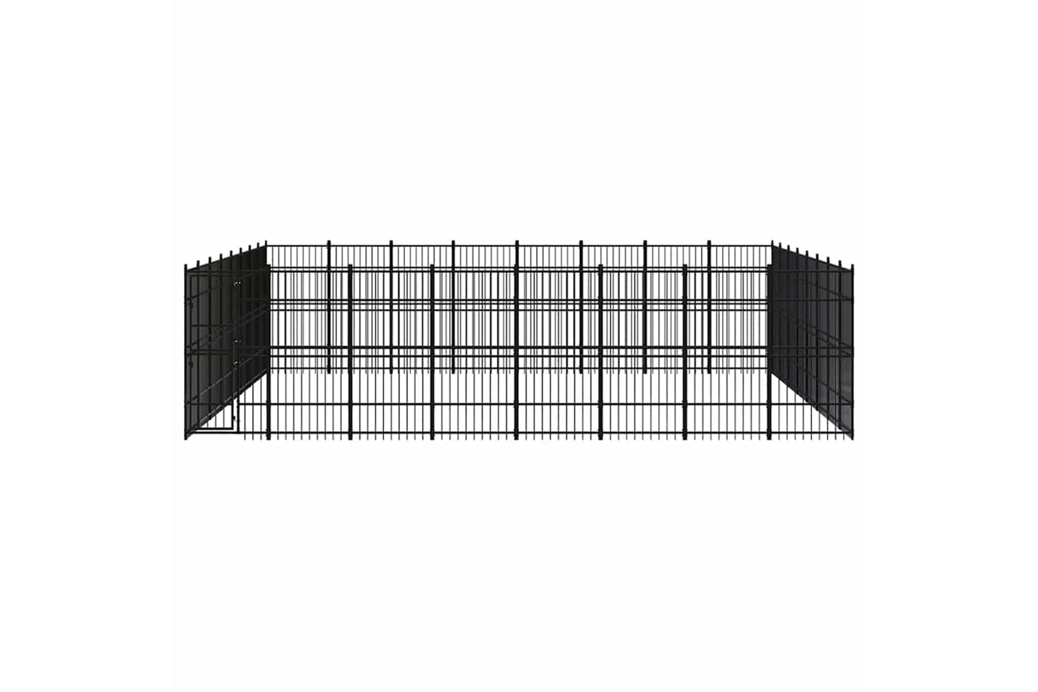 Vidaxl 3098004 Outdoor Dog Kennel Steel 58.98 M2-2