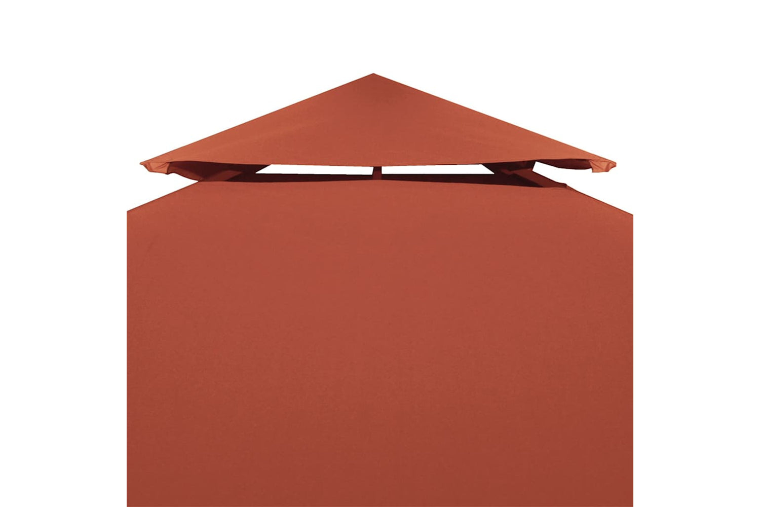 Vidaxl 2-tier Gazebo Top Cover 310 G/m2 4x3 M Terracotta-3