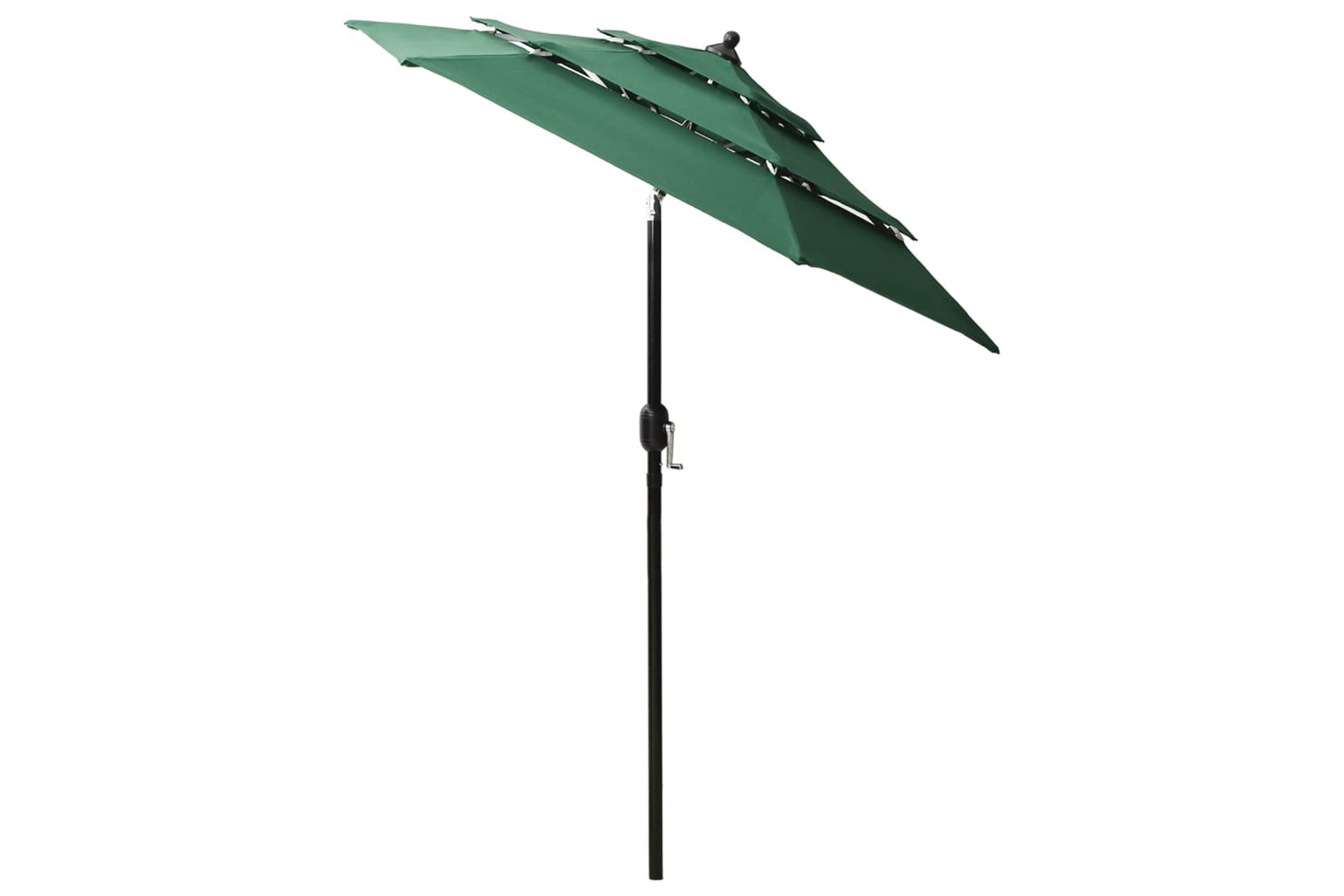 Vidaxl 313853 3-tier Parasol With Aluminium Pole Green 2 M-3
