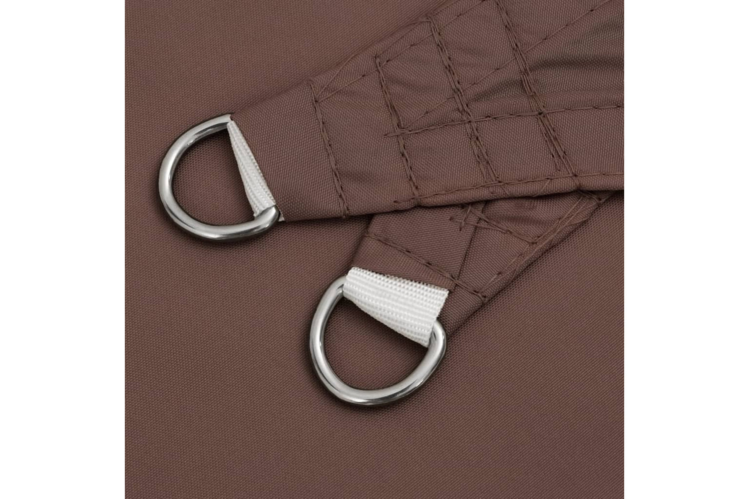 Vidaxl 135840 Sunshade Sail Oxford Fabric Triangular 5x5x5 M Brown-4