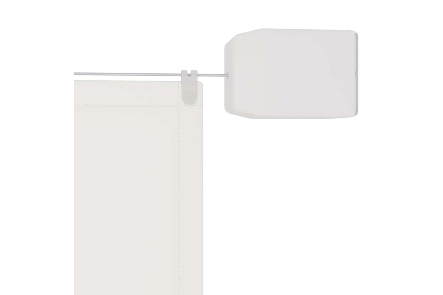 vidaXL 148166 Vertical Awning White 140x420cm Oxford Fabric-4