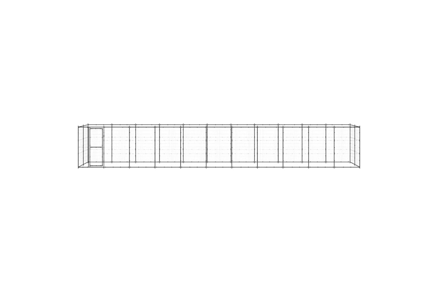 Vidaxl 3082302 Outdoor Dog Kennel Steel 26.62 M2-3