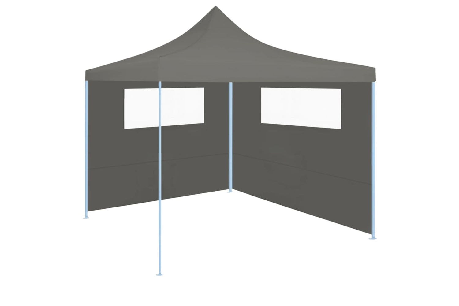 Vidaxl 3070427 Gazebo Sidewalls With Windows 2 Pcs Anthracite-3
