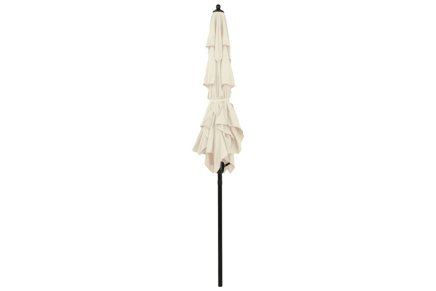 Vidaxl 313844 3-tier Parasol With Aluminium Pole Sand 2x2 M-4