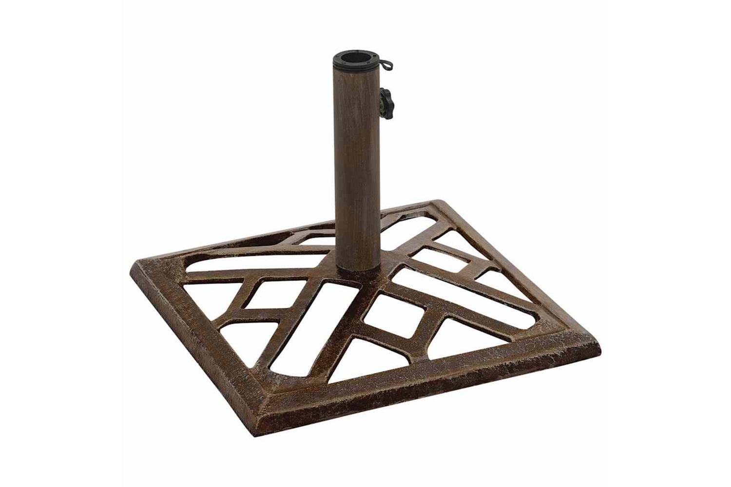 vidaXL 317762 Umbrella Base Bronze 44x44x31cm Cast Iron-4