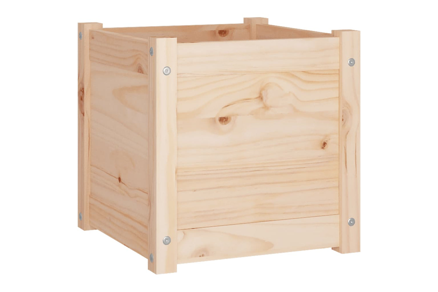 vidaXL 810535 Garden Planters 2 Pcs 40x40x40cm Solid Pinewood-3
